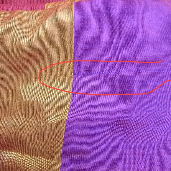 Tabitha Cambodia Handmade‎ Handwoven Silk Stripe Colorful Shoulder Purse Bag - Picture 8 of 11